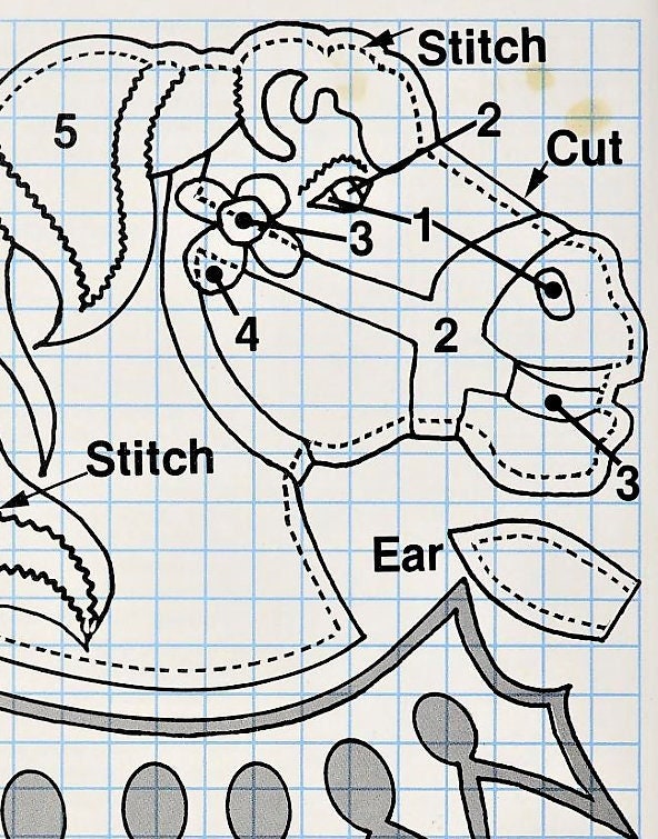 Vintage Sewing Pattern Medieval Hobby Horse Toy & Swashbucker Hat Velvet Fabric PDF Instant Digital Download Prince Princess Soft Sculpture