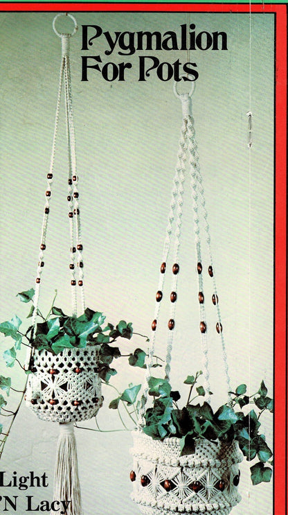 Vintage Macrame Patterns Fancy Knots Macrame Lace Purses Handbags Plant Hangers PDF Instant Digital Download 14 Projects