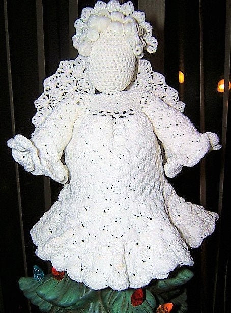 Vintage Crochet Patterns Cotton Thread 9 Lace Victorian Christmas Angel Ornaments Centerpieces Tree Topper PDF Instant Digital Download