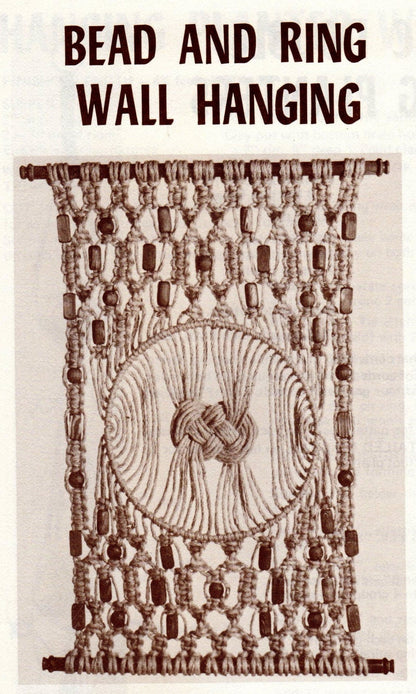 Vintage Macrame Pattern If You Can Tie A Shoestring You Can Do Macrame PDF Instant Digital Download Beginners Easy Projects Owls Jewelry