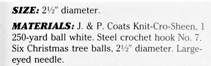 Vintage Crochet Pattern Lacy Frosted Christmas Ornament Covers Ball Slipcovers PDF Instant Digital Download Tree Ball Holders 5 Designs