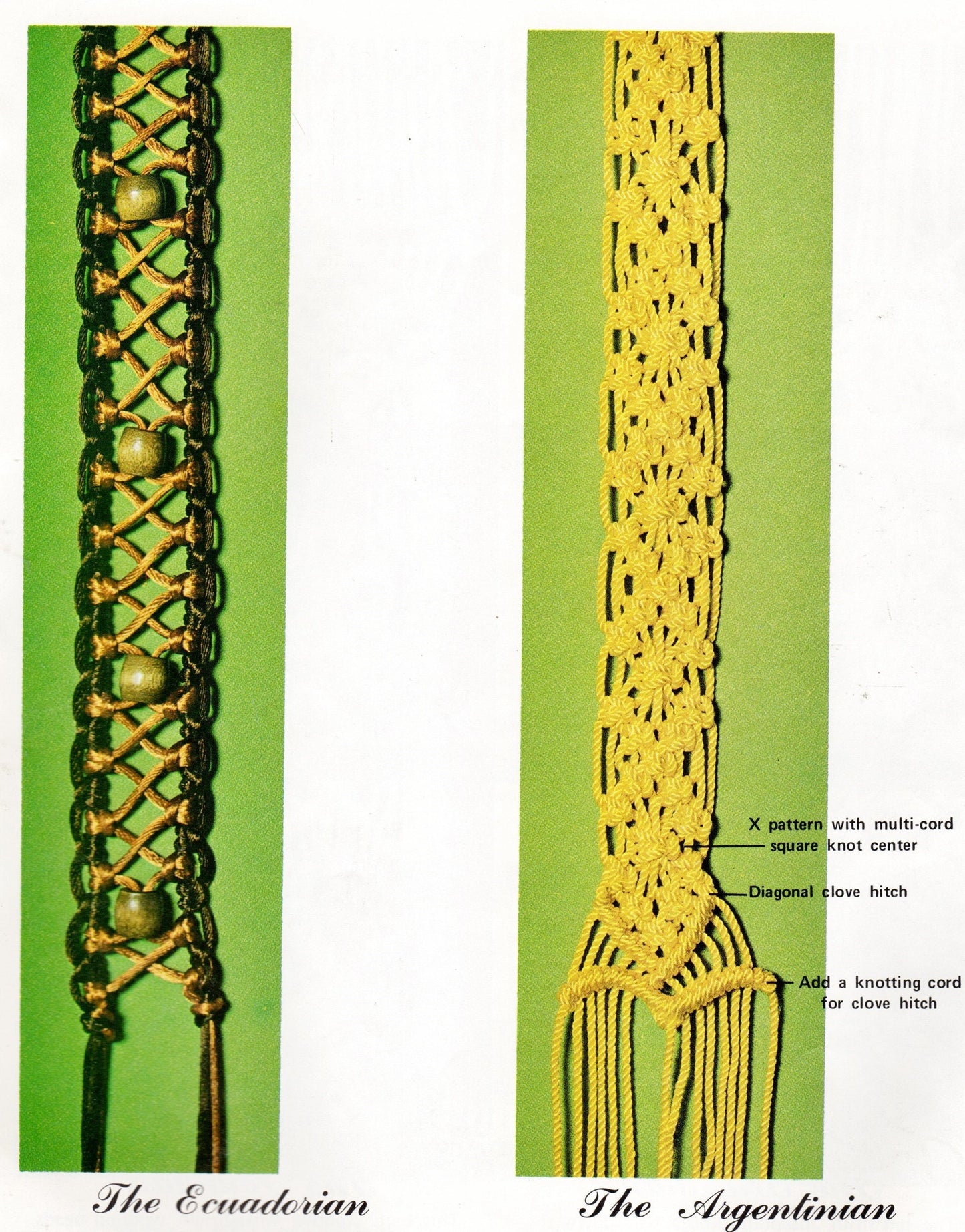 Vintage 12 Belt & Bag Macramé Designs Patterns Book 1970s Macrame Bags Handbag Purses Belts PDF Instant Download