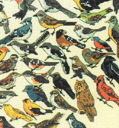 Vintage Cross Stitch Patterns Mini North American Birds Motifs PDF Instant Digital Download Embroidery 85 Back Yard Bird Designs 1-3" A1