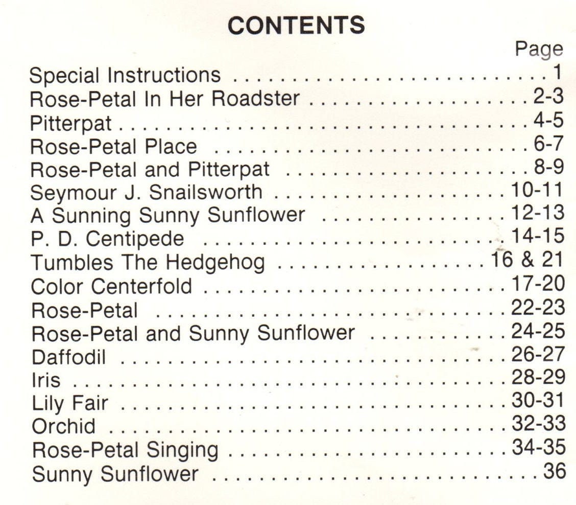 Vintage Rose Petal Place Counted Cross Stitch Patterns PDF Collection 18 Designs by Gloria & Pat Instant Download 1984