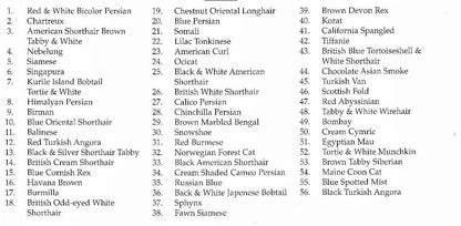 Vintage Cross Stitch Patterns Mini Kitty Cat Motifs PDF Instant Digital Download Embroidery 56 Purebred Cat Breeds Designs A1