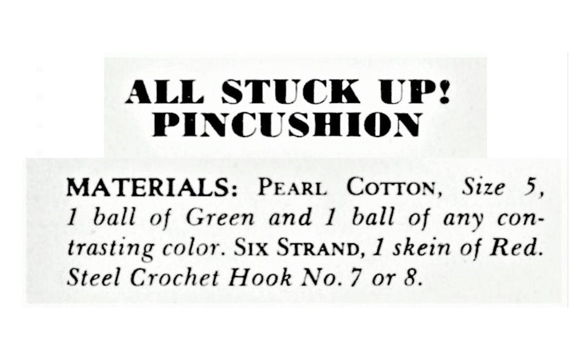 Vintage Crochet Patterns Cactus Plant Pincushion in Flower Pot PDF Instant Digital Download Small Cacti Amigurumi Cotton Thread