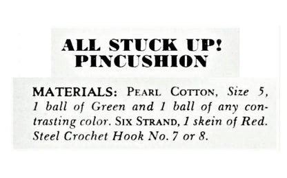 Vintage Crochet Patterns Cactus Plant Pincushion in Flower Pot PDF Instant Digital Download Small Cacti Amigurumi Cotton Thread