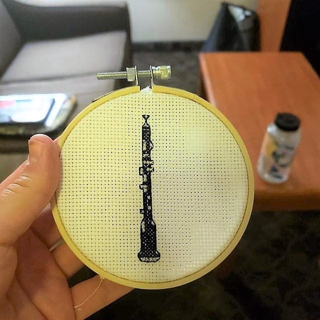 Vintage Cross Stitch Patterns Mini Musical Instruments Motifs PDF Instant Digital Download Embroidery 35 Music Orchestra Band Designs A1