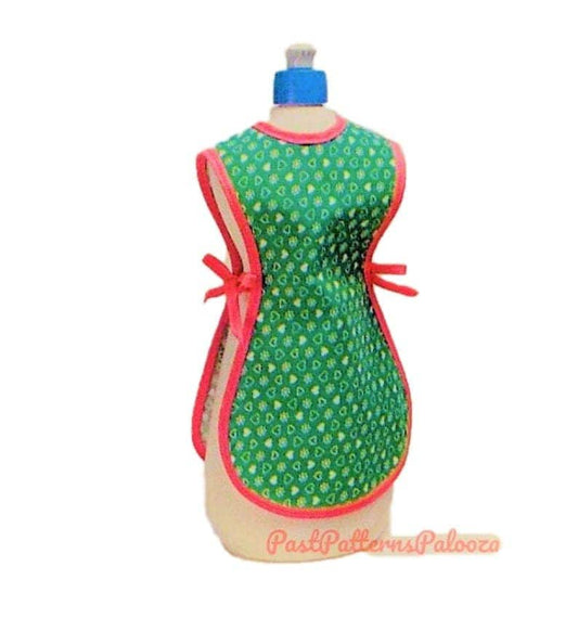 Vintage Sewing Pattern Dish Soap Detergent Bottle Apron PDF Instant Digital Download Retro Housewife Chic Quick Easy Kitchen Project