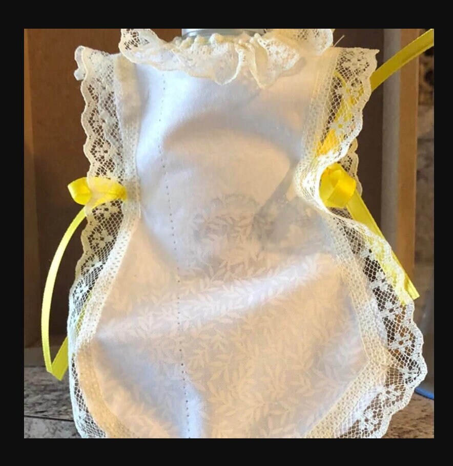 Vintage Sewing Pattern Dish Soap Detergent Bottle Apron PDF Instant Digital Download Retro Housewife Chic Quick Easy Kitchen Project