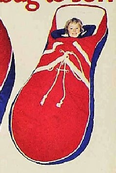 Vintage Sewing Pattern Kids Giant Sneaker Shoe Sleeping Bag PDF Instant Digital Download 1970s Large Cotton Fabric Running Shoe Design 71"