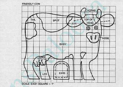 Vintage Sewing Pattern Farmhouse Friends Barnyard Animal Pillows PDF Instant Digital Download Plush Patchwork Applique Cushions 5 Designs