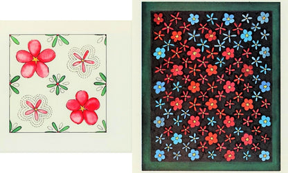 Vintage Sewing Pattern Country Rose Flowers Bed Quilt PDF Instant Digital Download Full Bloom Roses Cotton Applique Block Quilting 104x120