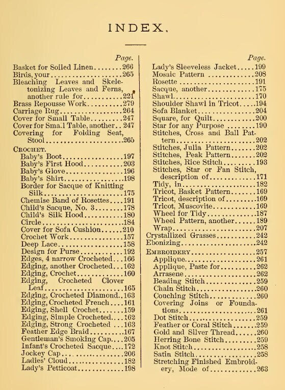 Antique 1885 Fancy Work Recreations Complete Guide To Knitting Crochet and Home Adornment Eva Niles PDF Instant Digital Download Book eBook