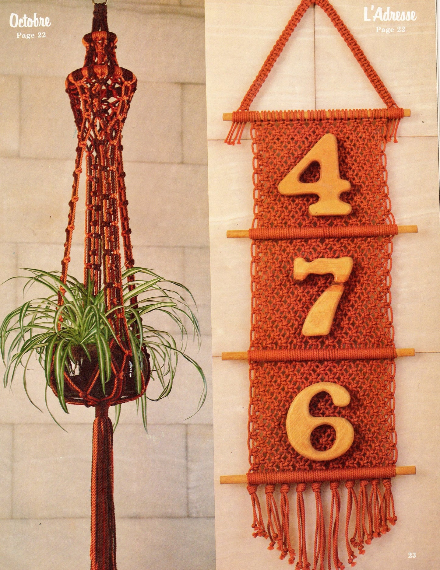 Vintage Macrame Elegance III Patterns Book PDF Instant Digital Download 25 Projects 1970s Wall Art Pot Hangers Curtains Nursery Knotwork