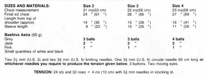 Vintage Knitting Pattern Childs Kids Elephant Sweater PDF Instant Digital Download Toddler Animal Pullover Sweater 2 3 4 yrs 5 Ply