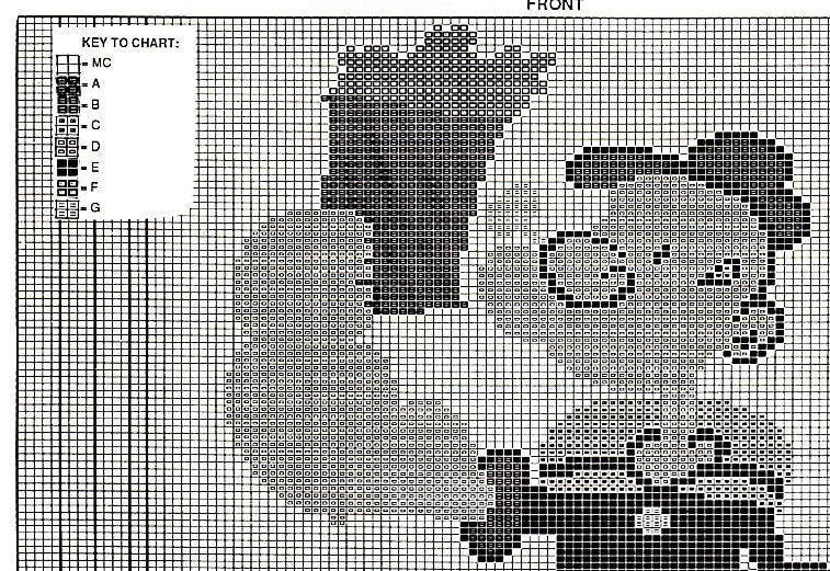 Vintage Knitting Pattern Childs Kids Popeye the Sailor Man Sweater PDF Instant Digital Download Pullover Jumper Boys Teens 6-14 Yrs 10 Ply