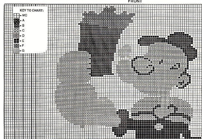 Vintage Knitting Pattern Childs Kids Popeye the Sailor Man Sweater PDF Instant Digital Download Pullover Jumper Boys Teens 6-14 Yrs 10 Ply