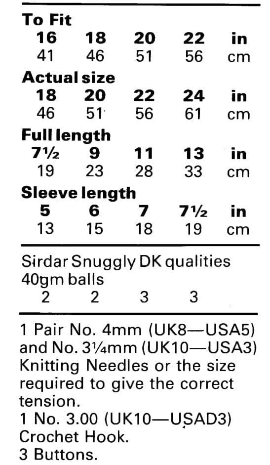 Vintage Knitting Pattern Classic Baby Round Neck Jumper Sweater PDF Instant Digital Download 0-2yrs DK 8 Ply
