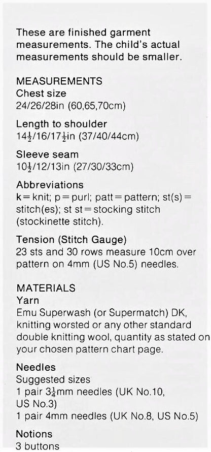 Vintage Knitting Pattern Childs Girls Princess Sweater PDF Instant Digital Download Pullover Jumpers 4-9 yrs DK 8 Ply