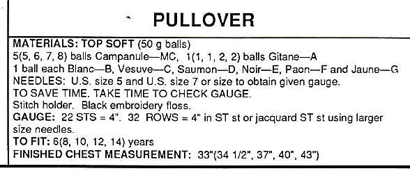 Vintage Knitting Pattern Childs Kids Popeye the Sailor Man Sweater PDF Instant Digital Download Pullover Jumper Boys Teens 6-14 Yrs 10 Ply