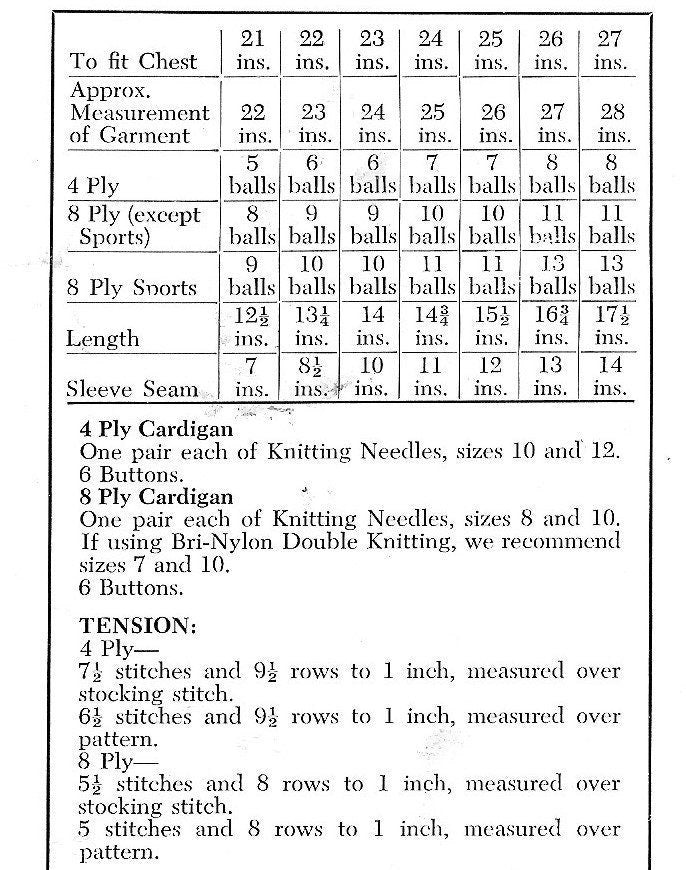 Vintage Knitting Pattern Childs Eyelet Diamonds Cardigan Sweater Top PDF Instant Digital Download Kids Jumper 2-8 yrs 4 Ply 8 Ply