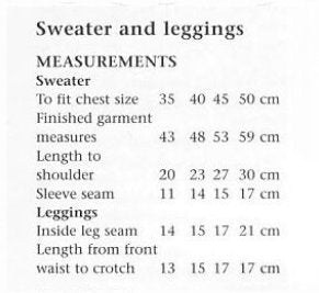 Vintage Knitting Pattern Knit Baby Sweater and Pants Leggings Set Instant PDF Digital Download Pullover Top Pants Preemie - 18m 4 Ply and 8 Ply