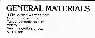 Vintage Crochet Pattern Soft Sculpture Doll Cowboy Cowgirl Cowpoke Outfits PDF Instant Digital Download 16 Inch Cabbage Patch Kids 4 Ply