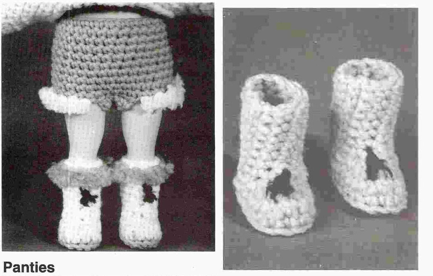 Vintage Crochet Pattern 13" Western Dolls Grandma Grandpa Cowgirl Cowboy Outfits Music Box Dolls PDF Instant Digital Download 10 Ply