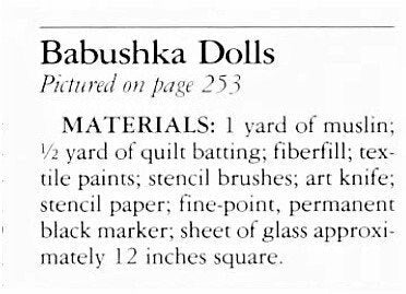 Vintage Sewing Pattern Babushka Peasant Soft Sculpture Dolls PDF Instant Digital Download 3 Sizes Painted Stenciled Fabric Folk Art Toys