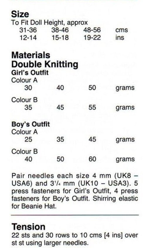 PDF Vintage Knitting Pattern Boy Girl Doll Clothes Beach Outfits Romper Suits Sandals 12-14 15-18 19-22 Inch Dolls Instant Digital Download