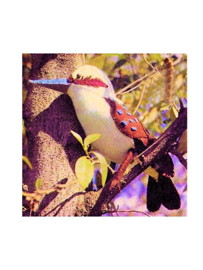 Vintage Sewing Pattern 12" Kookaburra Bird Felt Fabric Soft Sculpture Toy Doll PDF Instant Digital Download Sewn Plush Australian Animal