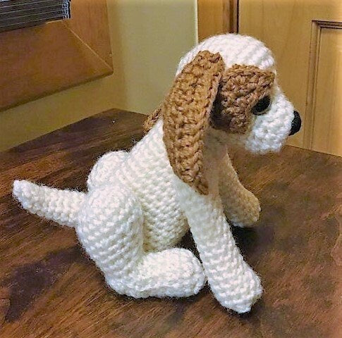 Vintage Crochet Pattern Sweet Kitten and Puppy Retro Amigurumi PDF Instant Digital Download Crocheted Realistic Baby Pet Animals 10 Ply 8"