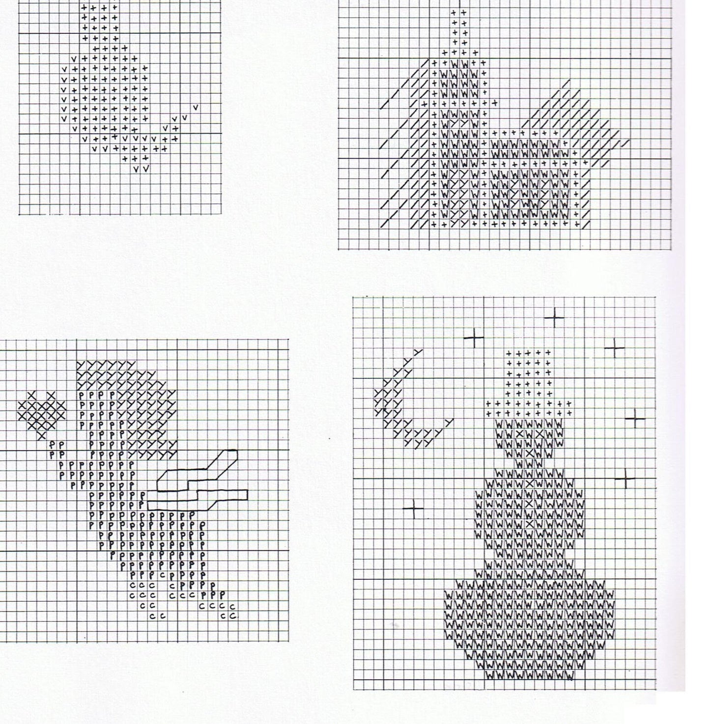 Vintage Cross Stitch Patterns 3" Simple Classic Round Christmas Ornaments PDF Instant Digital Download 18 Holiday Designs Beginners