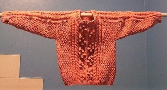 Vintage Knitting Pattern Baby Toddler Childrens Aran Paneled Pullover Sweaters Jumpers PDF Instant Digital Download 9m-9yrs DK 10 Ply