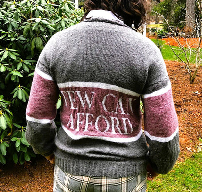 Vintage Knitting Pattern I'm A Luxury Few Can Afford Sweater PDF Instant Digital Download Funny Womens Mens Adult Jumper 4 Ply