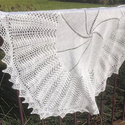 Vintage Knitting Pattern Lace Circular Baby Shawl Blanket Circle of Love PDF Instant Digital Download Heirloom Christening 2 Ply