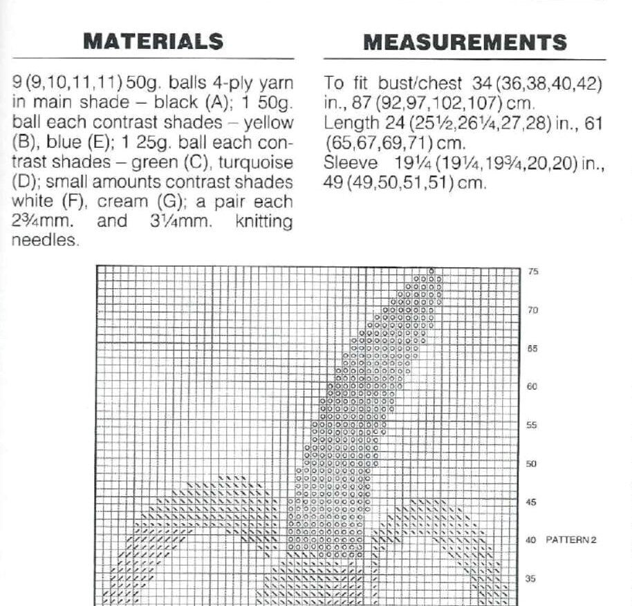 Vintage Knitting Pattern Funny Banana Sweater Jumper PDF Instant Digital Download Womens Mens Adults Novelty Pullover 4 Ply