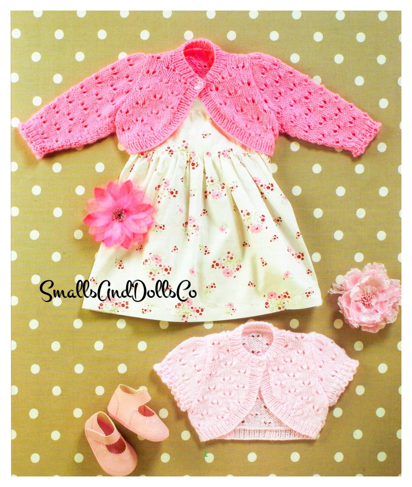 Vintage Knitting Pattern Baby to Big Girl Bolero Shrug Cardigan Jackets PDF Instant Digital Download Short Long Sleeves DK 8 Ply 0-6 yrs