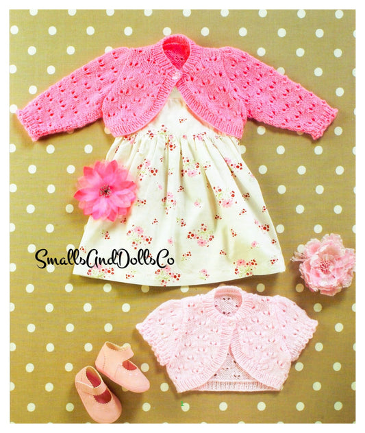Vintage Knitting Pattern Baby to Big Girl Bolero Shrug Cardigan Jackets PDF Instant Digital Download Short Long Sleeves DK 8 Ply 0-6 yrs