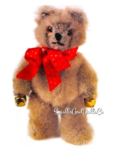 Vintage Sewing Pattern 7" Classic Teddy Bear Soft Sculpture Toy PDF Instant Digital Download Sewn Plush Faux Fur Cub Easy 3 Piece Pattern